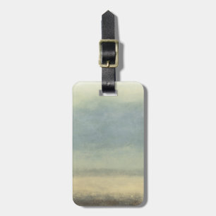 Étiquette À Bagage Paysage Abstrait avec ciel couvert