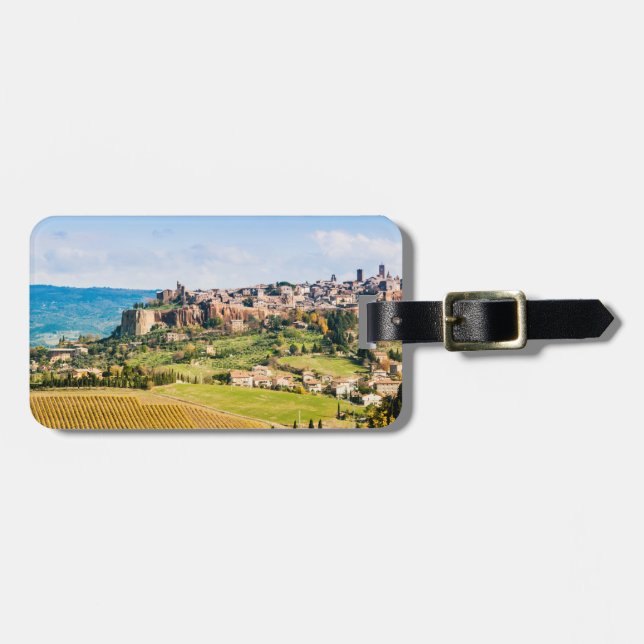 Étiquette À Bagage Paysage sur Orvieto (Devant horizontal)