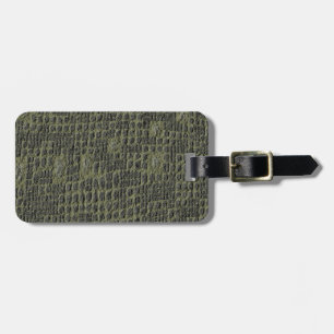 Étiquette À Bagage Peau en cuir de Faux Snake