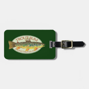 Étiquette À Bagage Pêche à la truite sur mesure