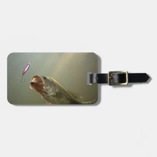 Étiquette À Bagage pêche au bar