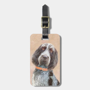 Étiquette À Bagage Peinture Spinone Italiano - Belle Art Original Chi