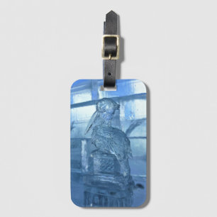 Étiquette À Bagage Pelican Ice Sculpture, Québec, Canada