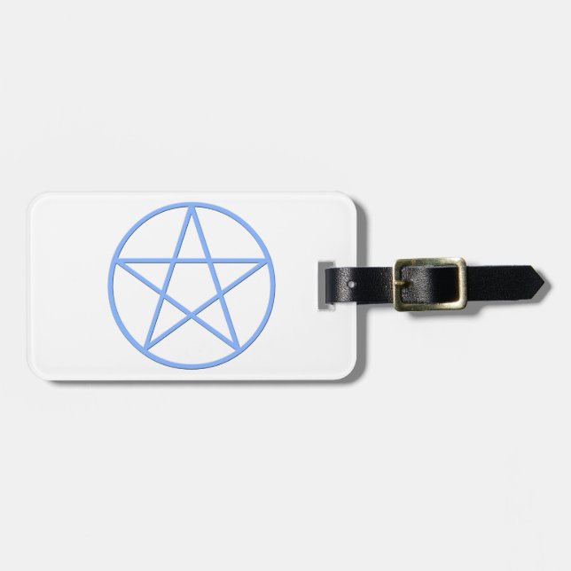 Étiquette À Bagage Pentacle de Falln Pagan (Devant horizontal)