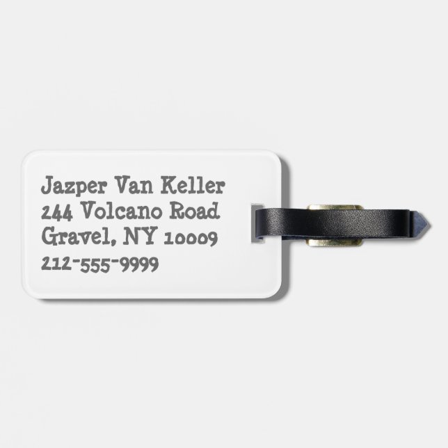 Étiquette À Bagage Perdre des compétences gagner chance Basket (Dos horizontal)