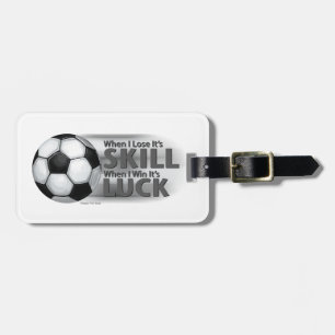Étiquette À Bagage Perdre la compétence Gagner la chance Football