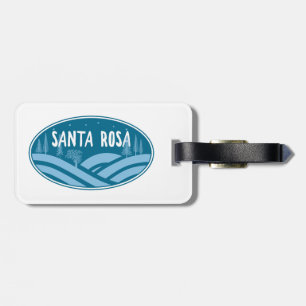 Étiquette À Bagage Père Noël Rosa California Extérieur