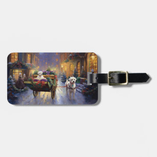 Étiquette À Bagage Période de fêtes de Noël maltaise