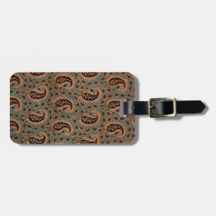 Étiquette À Bagage Persan Oriental, Motif Paisley Turc