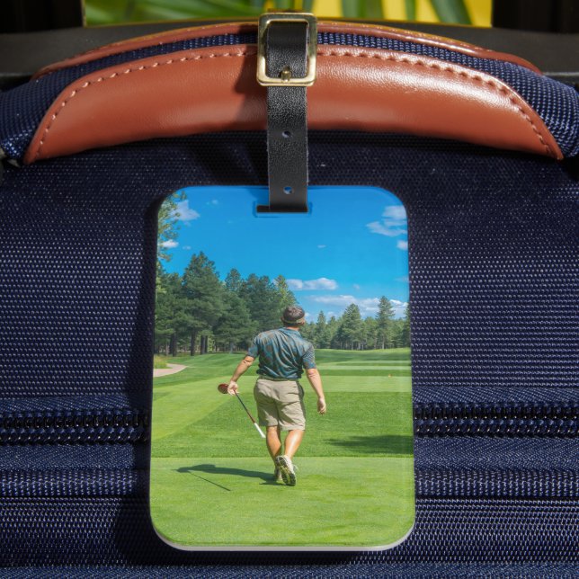Étiquette À Bagage Personalized Custom Photo (Insitu Rectoal 2)