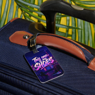 Étiquette À Bagage Personalized Luggage Tag - Bring the Shoes!