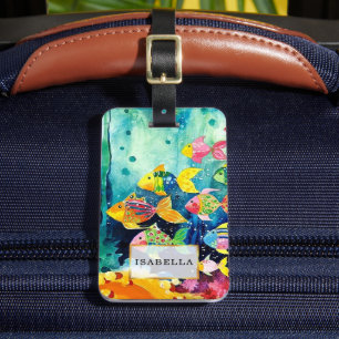 Étiquette À Bagage Personnalisé   Marine Life