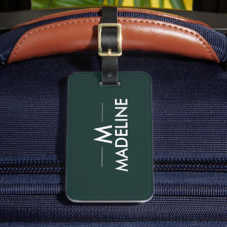 Étiquette À Bagage Personnalisé Moderne Design tendance