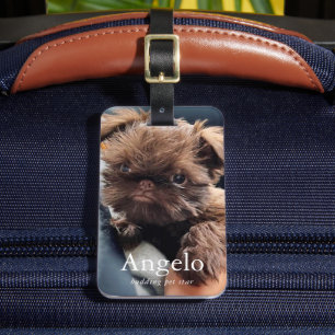Étiquette À Bagage Personnalisé Nouveau Chien Chien 2 Chien Chien 2