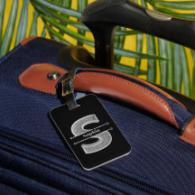 Personnalisé S Premier Monogramme D'Argent Votre N