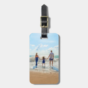 Étiquette À Bagage Personnalisé Votre Photo Bagage Balise Cadeau