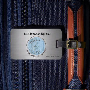 Étiquette À Bagage Personnaliser Image et texte Balise Bagage doubl