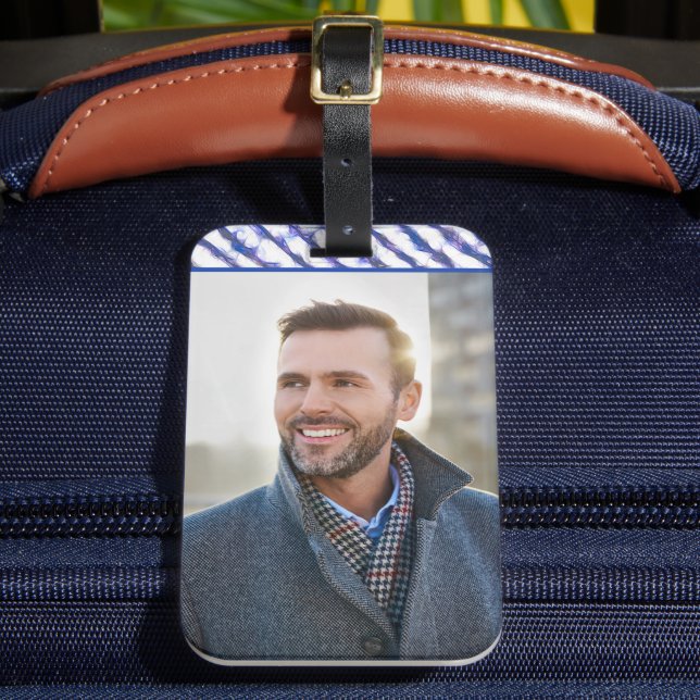 Étiquette À Bagage Personnaliser la photo personnalisée (Insitu Rectoal 2)