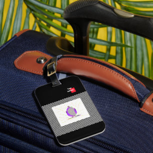 Étiquette À Bagage Personnaliser l'aide Me laisser sortir