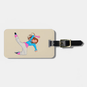 Étiquette À Bagage Petite fille hip hop danseuse