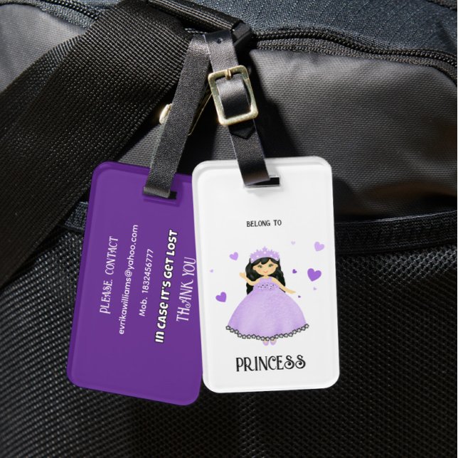 Étiquette À Bagage Petite princesse (Créateur téléchargé)