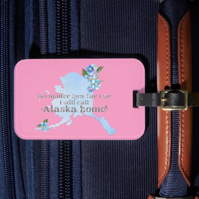 Étiquette À Bagage Peu importe jusqu'où je vais J'appelle toujours Al (Insitu Rectoal 4)