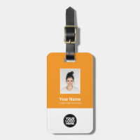 Photo d'employé d'entreprise, Code-barres, Logo, N