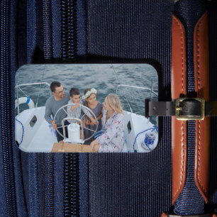 Étiquette À Bagage Photo personnalisée