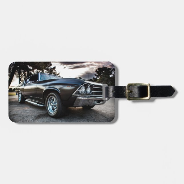 Étiquette À Bagage Photographie 1969 de Chevelle (Devant horizontal)