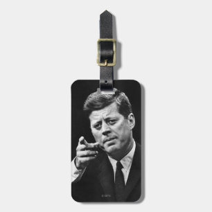 Étiquette À Bagage Photographie de John F. Kennedy 3