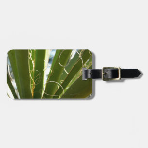 Étiquette À Bagage Photographie de la nature verte Feuille du Yucca