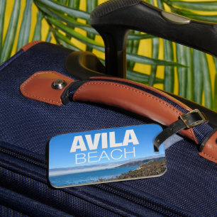 Étiquette À Bagage Photographie de la plage d'Avila en Californie