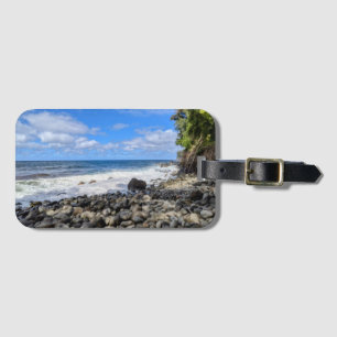 Étiquette À Bagage Photographie de paysage naturel hawaïen