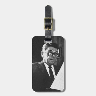 Étiquette À Bagage Photographie de Ronald Reagan