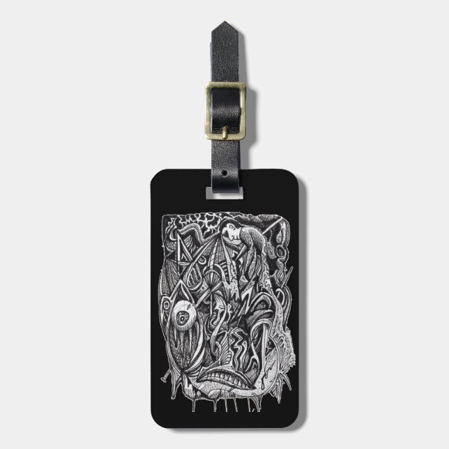 Étiquette À Bagage Pierced, par Brian Benson (Devant Vertical)