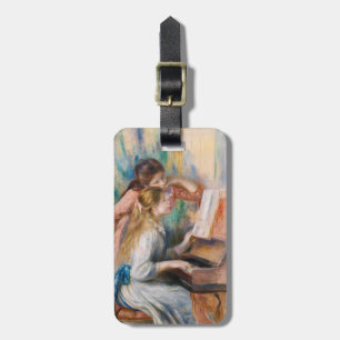 Étiquette À Bagage Pierre Auguste Renoir - Jeunes filles au piano