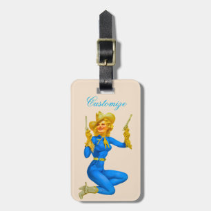 Étiquette À Bagage Pin-up de la petite fille Thunder_Cove