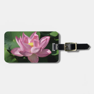 Étiquette À Bagage Pink Lotus Flower IV