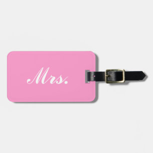 Étiquette À Bagage Pink M. et Mme bagage pour elle