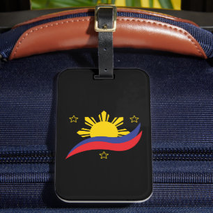 Étiquette À Bagage Pinoy Flag