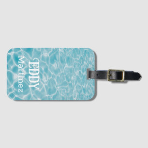 Étiquette À Bagage Piscine d'été aquatique personnalisée