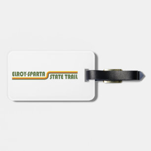 Étiquette À Bagage Piste d'État Elroy-Sparta