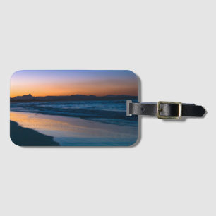 Étiquette À Bagage Plage de Belongil juste après le coucher du soleil