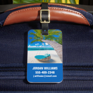 Étiquette À Bagage Plages tropicales   Tourisme tropical