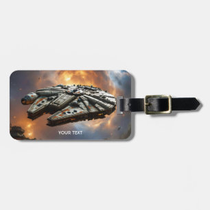 Étiquette À Bagage Planète spatiale Imaginaire mignonne