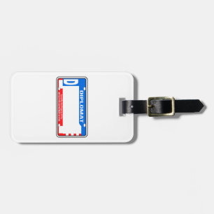 Étiquette À Bagage Plaque de licence diplomatique américaine vide