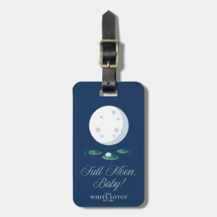 Étiquette À Bagage Pleine lune, Bébé ! - Le Lotus Blanc