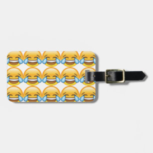 Étiquette À Bagage Pleurer de rire Larmes de joie émoji