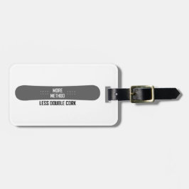 Étiquette À Bagage Plus de méthode Moins de double liège