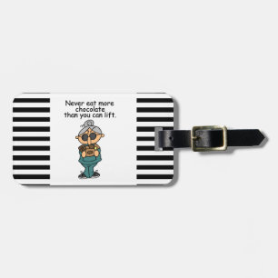 Étiquette À Bagage Plus d'Humours au chocolat